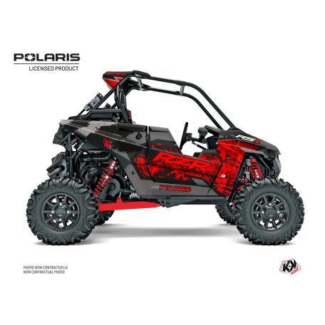 Karosszéria védő dekor matrica készlet  SSV POLARIS Chaser Piros Széria