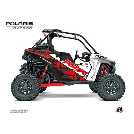 Karosszéria védő dekor matrica készlet  SSV POLARIS Stun Fehér Széria