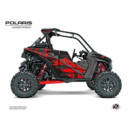 Karosszéria védő dekor matrica készlet  SSV POLARIS Stun Fekete Széria