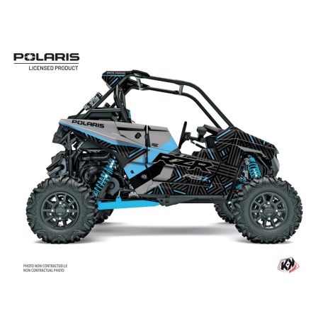 Karosszéria védő dekor matrica készlet  SSV POLARIS Epik Kék Széria