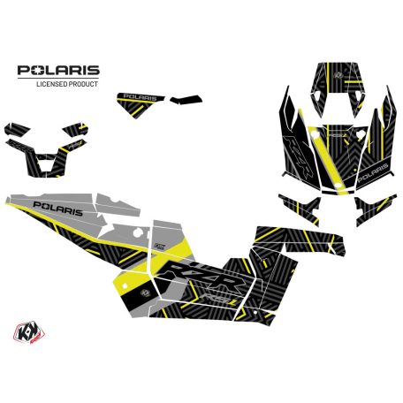 Karosszéria védő dekor matrica készlet  SSV POLARIS Epik Sárga Széria