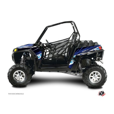 Karosszéria védő dekor matrica készlet  SSV POLARIS Eraser Kék Széria