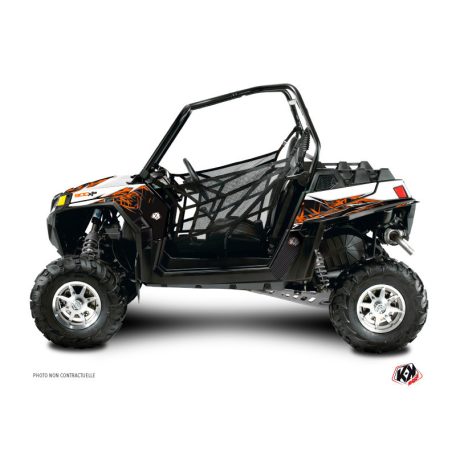 Karosszéria védő dekor matrica készlet  SSV POLARIS Action Narancsszínű Széria