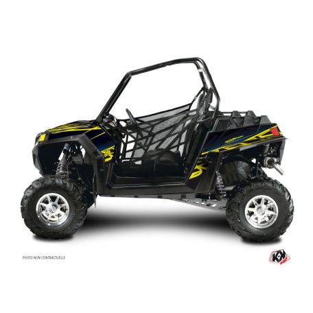 Karosszéria védő dekor matrica készlet  SSV POLARIS Eraser Neon Kék Széria