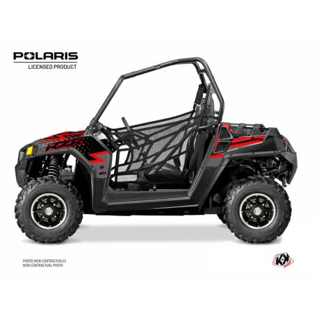Karosszéria védő dekor matrica készlet  SSV POLARIS Stun Fekete Széria