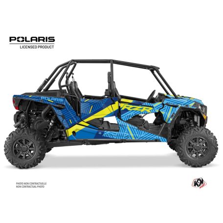 Karosszéria védő dekor matrica készlet  SSV POLARIS Epik Kék Széria