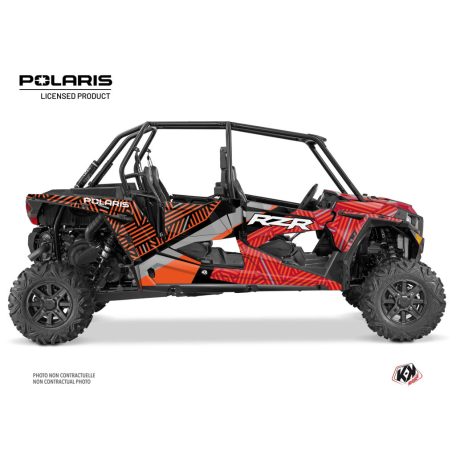 Karosszéria védő dekor matrica készlet  SSV POLARIS Epik Narancsszínű Széria