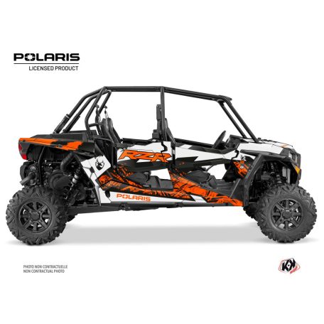 Karosszéria védő dekor matrica készlet  SSV POLARIS Chaser Narancsszínű Széria
