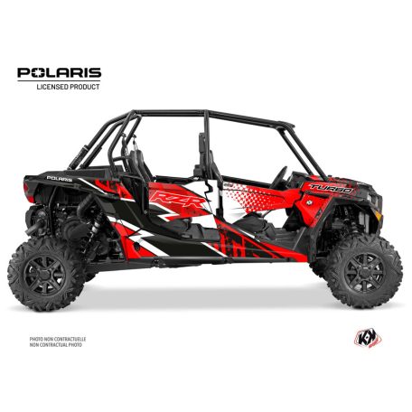 Karosszéria védő dekor matrica készlet  SSV POLARIS Stun Piros Széria