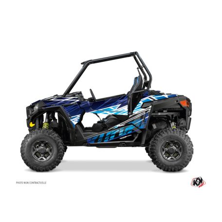 Karosszéria védő dekor matrica készlet  SSV POLARIS Eraser Kék Széria