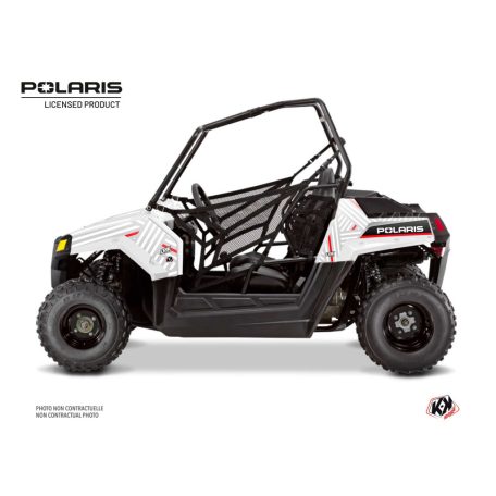 Karosszéria védő dekor matrica készlet  SSV POLARIS Epik Fehér Széria