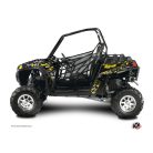 Karosszéria védő dekor matrica készlet  SSV POLARIS Predator Fekete/Szürke/Sárga Széria