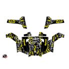 Karosszéria védő dekor matrica készlet  SSV POLARIS Predator Fekete/Szürke/Sárga Széria