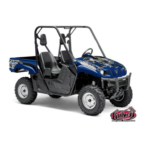 Karosszéria védő dekor matrica készlet  SSV YAMAHA Demon Kék Széria