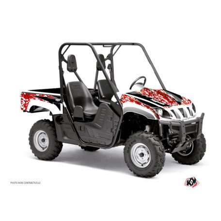 Karosszéria védő dekor matrica készlet  SSV YAMAHA Predator Piros Széria