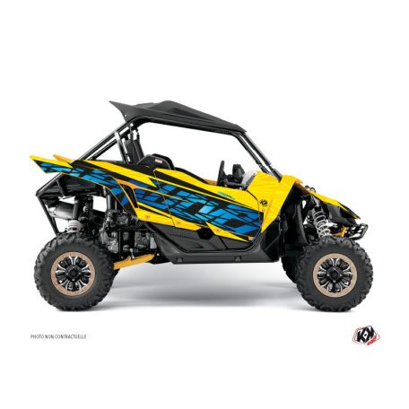 Karosszéria védő dekor matrica készlet  SSV YAMAHA Eraser Sárga/Kék Széria
