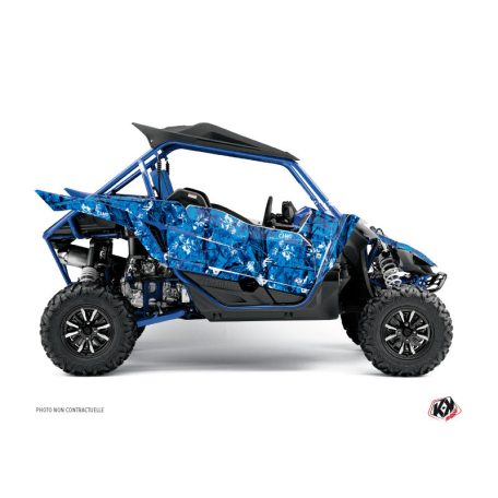 Karosszéria védő dekor matrica készlet  SSV YAMAHA Camo Kék Széria