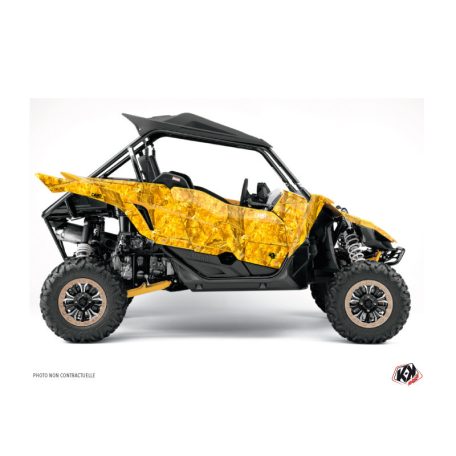 Karosszéria védő dekor matrica készlet  SSV YAMAHA Camo Sárga Széria