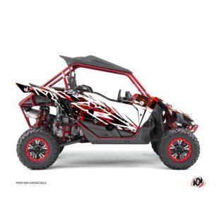   Karosszéria védő dekor matrica készlet  SSV YAMAHA Wild Piros Széria