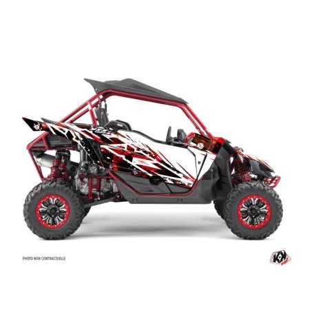 Karosszéria védő dekor matrica készlet  SSV YAMAHA Wild Piros Széria