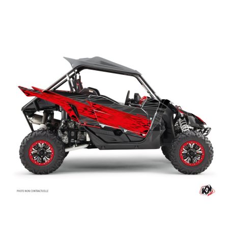 Karosszéria védő dekor matrica készlet  SSV YAMAHA Eraser Fekete/Piros Széria