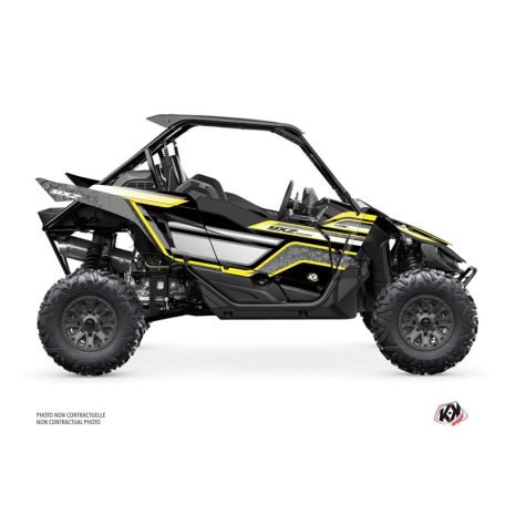 Karosszéria védő dekor matrica készlet  SSV YAMAHA Intense Fekete/Sárga Széria