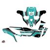  Karosszéria védő dekor matrica készlet  SSV YAMAHA Intense Fekete/Türkiz Széria