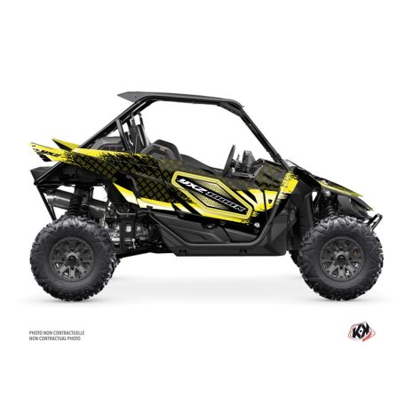 Karosszéria védő dekor matrica készlet  SSV YAMAHA Sturdy Fekete/Sárga Széria