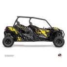 Karosszéria védő dekor matrica készlet  SSV CAN-AM Ember Sárga Széria