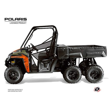 Karosszéria védő dekor matrica készlet  SSV POLARIS Chaser Narancsszínű Széria