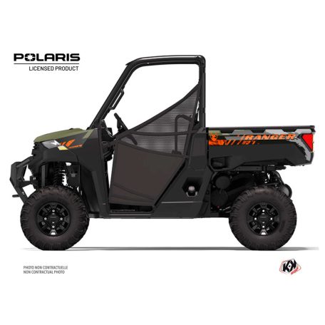 Karosszéria védő dekor matrica készlet  SSV POLARIS Chaser Narancsszínű Széria