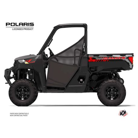 Karosszéria védő dekor matrica készlet  SSV POLARIS Chaser Piros Széria