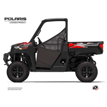 Karosszéria védő dekor matrica készlet  SSV POLARIS Stun Piros Széria
