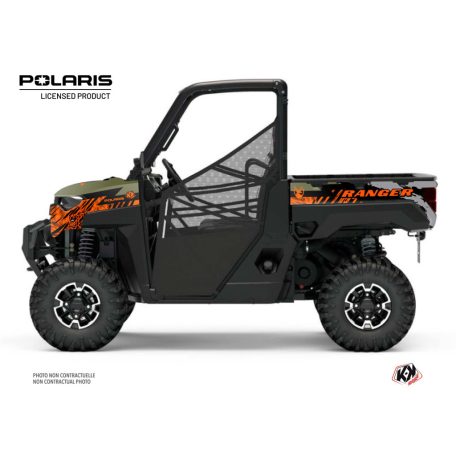 Karosszéria védő dekor matrica készlet  SSV POLARIS Chaser Narancsszínű Széria