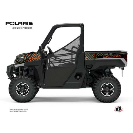 Karosszéria védő dekor matrica készlet  SSV POLARIS Epik Zöld Széria