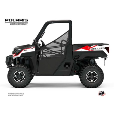 Karosszéria védő dekor matrica készlet  SSV POLARIS Stun Fehér Széria