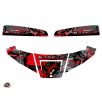   Karosszéria védő dekor matrica készlet  SSV POLARIS Evil Szürke/Piros Széria