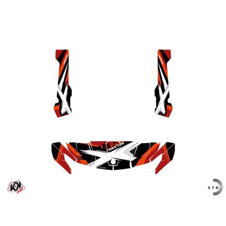 Karosszéria védő dekor matrica készlet  SSV CAN-AM Spear Piros Széria