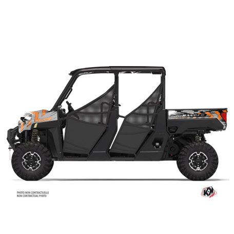 Karosszéria védő dekor matrica készlet  SSV POLARIS Lifter Narancsszínű Széria