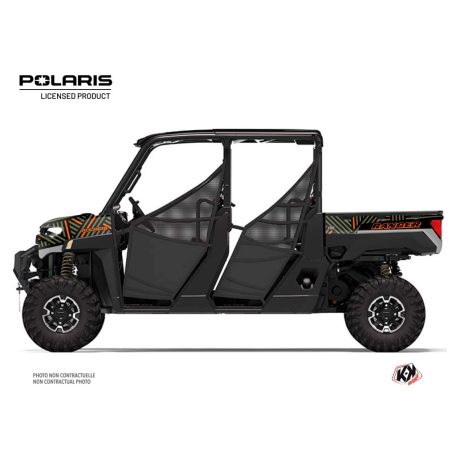 Karosszéria védő dekor matrica készlet  SSV POLARIS Epik Zöld Széria