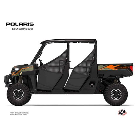 Karosszéria védő dekor matrica készlet  SSV POLARIS Stun Zöld Széria
