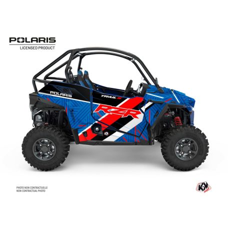 Karosszéria védő dekor matrica készlet  SSV POLARIS Epik Kék Széria