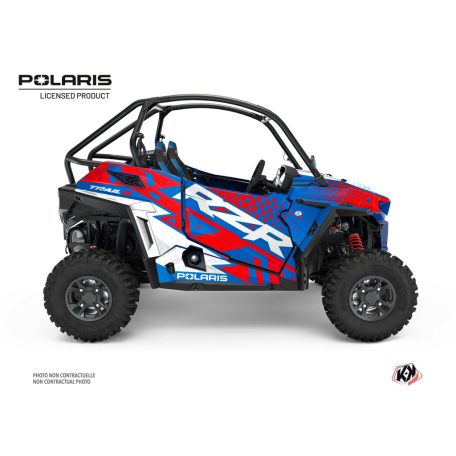 Karosszéria védő dekor matrica készlet  SSV POLARIS Stun Kék Széria