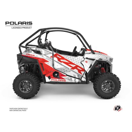 Karosszéria védő dekor matrica készlet  SSV POLARIS Stun Fehér Széria