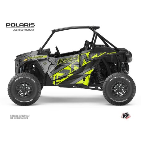 Karosszéria védő dekor matrica készlet  SSV POLARIS Stun Sárga Széria