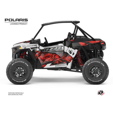 Karosszéria védő dekor matrica készlet  SSV POLARIS Chaser Piros Széria