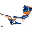   Karosszéria védő dekor matrica készlet  SSV POLARIS Eraser Kék/Narancsszínű Széria