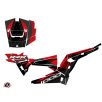   Karosszéria védő dekor matrica készlet  SSV POLARIS Graphite Fekete/Piros Széria