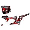   Karosszéria védő dekor matrica készlet  SSV POLARIS Evil Szürke/Piros Széria
