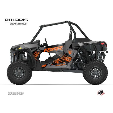 Karosszéria védő dekor matrica készlet  SSV POLARIS Chaser Narancsszínű Széria